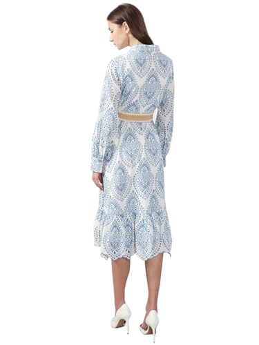 Vero Moda Women's Fit and Flare White Dress