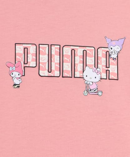 Puma Girl's Relaxed Fit Tees (630062_Pink Fruit