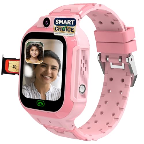 sekyo Carepal Pro (Smartchoice) Kids Smart Watch for Boys Girls | 4G Sim, Video Calling, Live GPS Tracker |App Control, Habit Coach, Pedometer, Safe Zone Alert, SOS, Family Chat | SmartWatch for Kids