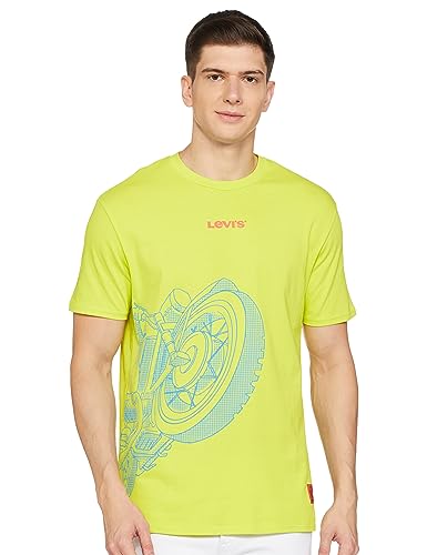 Levi's Men's Regular Fit T-Shirt (86889-0041_Green S)