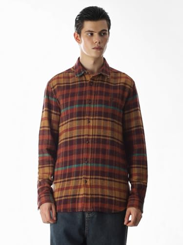 Jack & Jones Men's Regular Fit Red Shirt