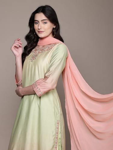 Aarke Ritu Kumar Multi Ombree Play Kurta With Pant And Dupatta