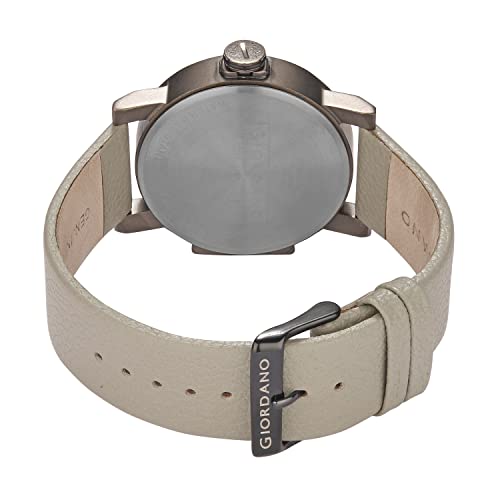 Giordano Dapper Collection Analog Watch for Men and Leather Strap Wrist Watches for Men for Casual & Formal Wear - GD-4063
