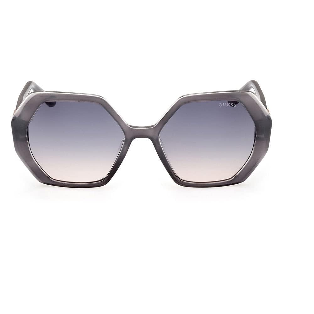 GUESS Grey Women's Hexagonal Polarized Sunglasses Gu7879 20W, Free Size