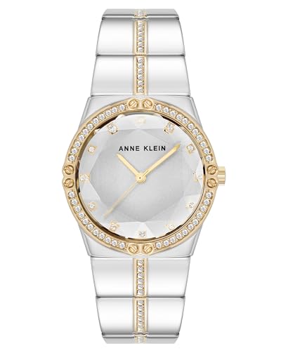Anne Klein Women's Premium Crystal Accented Bracelet Watch