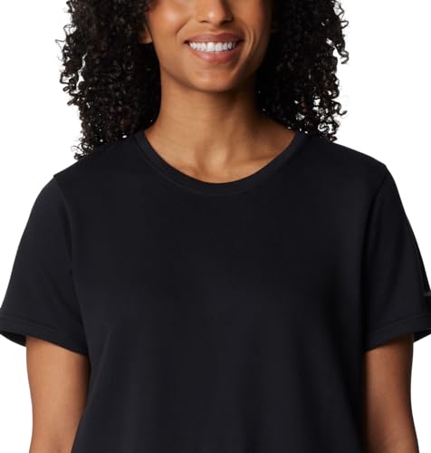 Columbia Women's Trek French Terry Tee Dress, Black, Small