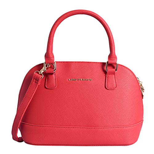 Lino Perros Women's Artificial Leather (Red),Shoulder Bag