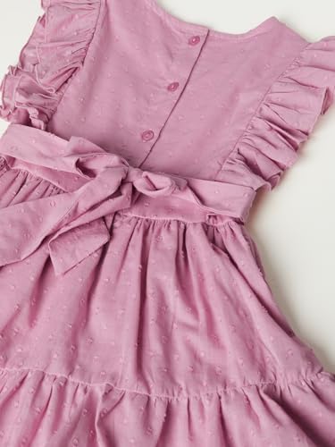 Max Girls Embroidered Dress(Pink_2-3 Y)