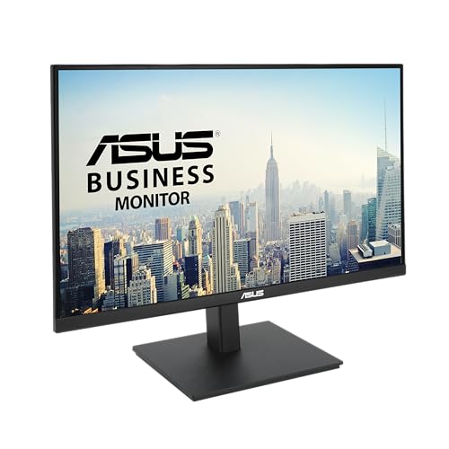 ASUS 27” 4K Business Monitor (VA27UQSB) - UHD (3840 x 2160), IPS, Frameless, HDR10, DisplayPort, Dual HDMI, Speakers, Eye Care, Ergonomic, pivot, swivel, height adjustable, DisplayWidget, 3yr warranty