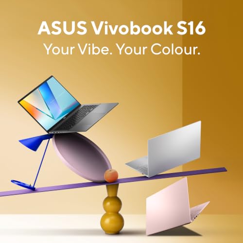 ASUS Vivobook S16 (2026),Smartchoice, AMD Ryzen AI 5 330,AMD Radeon iGPU,16GB RAM(Upgradeable),512GB SSD,FHD,OLED,16"(40 cm),Win 11,M365 Basic(1Y),Office 24,Matte Gray,1.7 Kg,M3607KA-SH149WS,AI Laptop