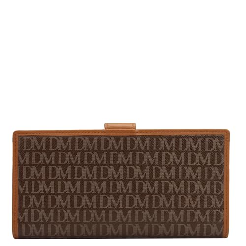Da Milano Premium Leather Wallet for Women | Multi Compartment Travel Wallet - Brown (10532)