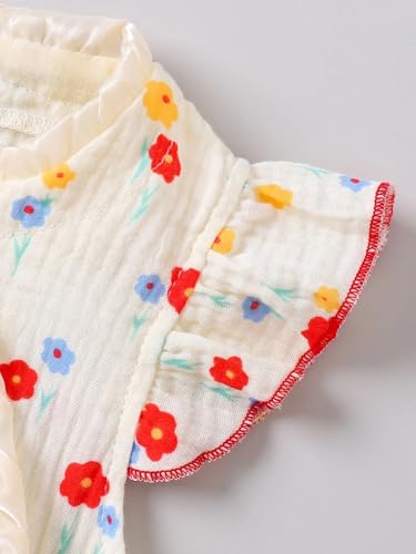 Hopscotch Floral Onesie with Headband (12-18 Months)