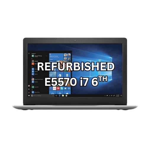 DeII Latitude E5570 Laptop | Core i7 6th Gen | 8GB DDR4 RAM | 256GB SSD | 15.6" FHD Display | Win 10 | Silver (Clean & Tested)