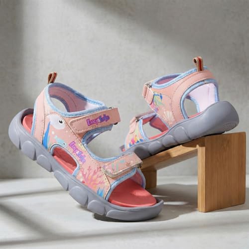 Liberty Lucy & Luke HOPNPLAY-E Pink Casual Sandal for Kids - 13C
