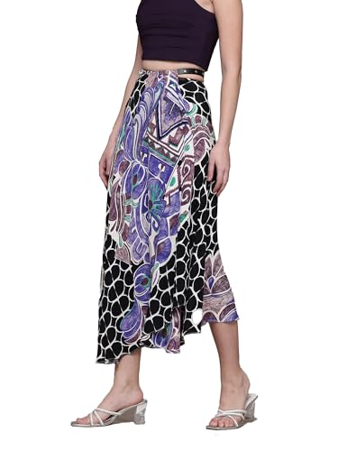 Label RITU KUMAR Black Cyra Skirt