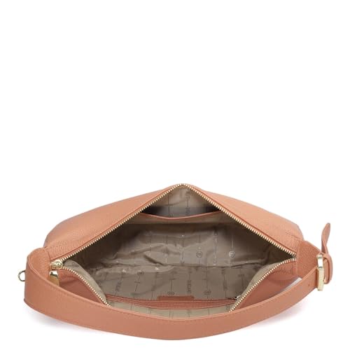 Da Milano Women's Leather Shoulder Bag - Orange