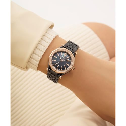 GUESS Collection Gleam Black Round Dial Analog Women's Watch - Z59002L2