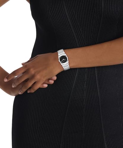 Calvin Klein Ck Unite Qtz Basic Slim Black Tonneau Dial Women's Watch- 25100121