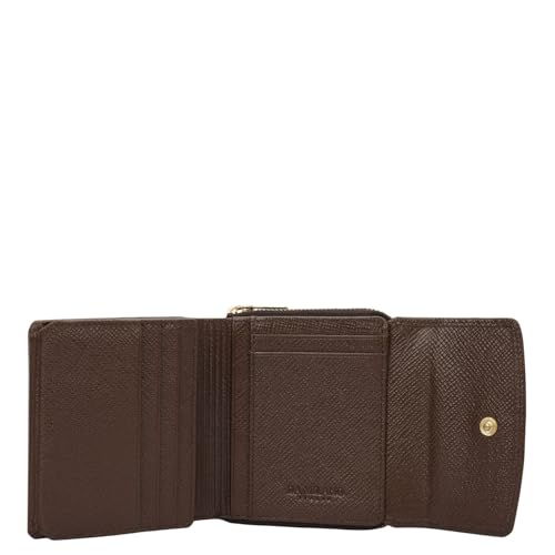 Da Milano Premium Leather Wallet for Women | Multi Compartment Travel Wallet - Chocolate Brown