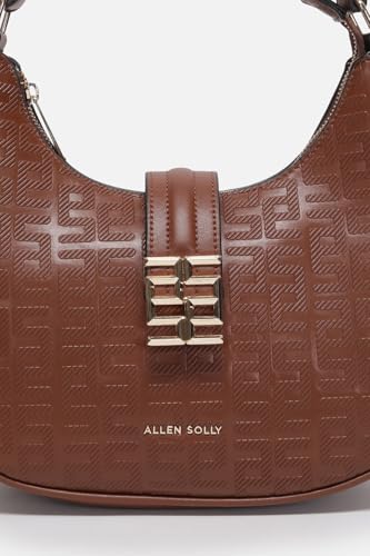 Allen Solly Womens textured brown HANDBAG