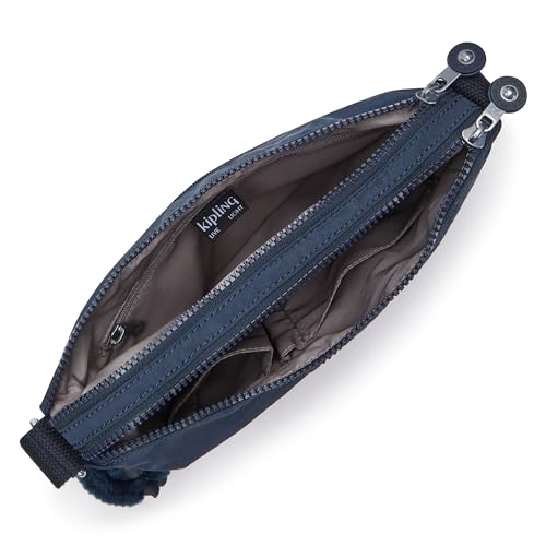 Kipling Women’s Alvar Crossbody, Super Light, Durable Messenger, Nylon Shoulder Bag, Blue BLEU