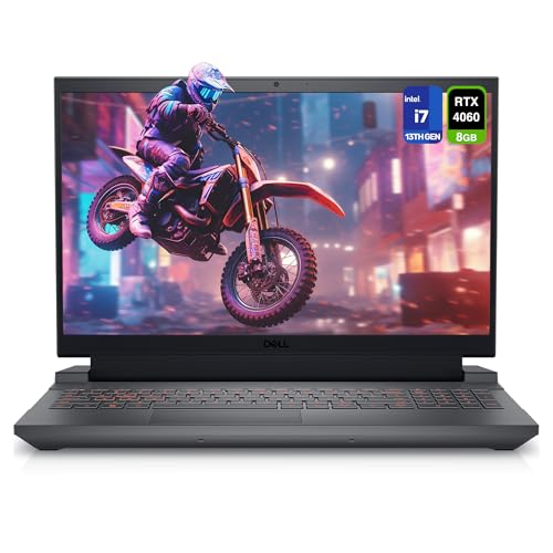 Dell G15 5530 Gaming Laptop, 13th Gen Intel Core i7-13650HX, 64GB DDR5 RAM, 2TB PCIe SSD, 15.6" FullHD Display, RTX 4060, Backlit Keyboard, Windows 11 Home, Dark Shadow Gray - NPO Backpack