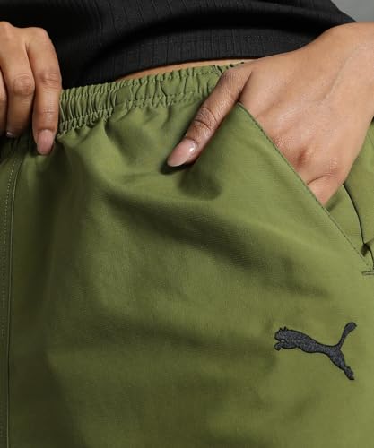 Puma Polyester Western Skirt Olive Green