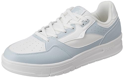 XTEP Canvas White,Green Classic Sneakers for Women Euro- 40