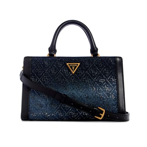 GUESS Women's Blue Embellished Satchel Bag| Ladies Purse Handbags | Gift For Ladies