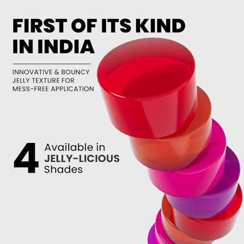 LAMIOR Bouncy Jelly Lip & Cheek Stain - Orchid Haze | 90% Natural, Hydrating, Buildable Color | Skincare-Powered, Vegan, Cruelty-Free, Non-Comedogenic & Long-Lasting