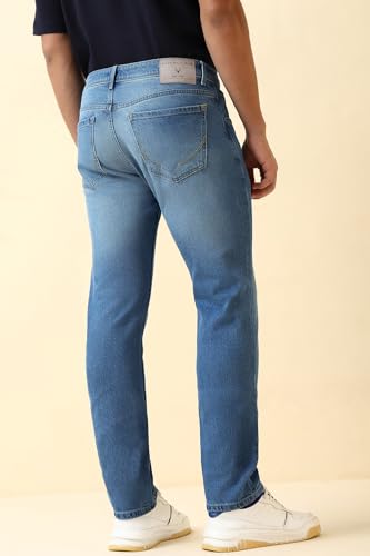 Men Blue Mid Wash Jeans