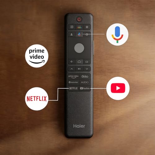 Haier H5E Series 108cm (43) 4K Ultra HD Smart LED Google TV 43H5E