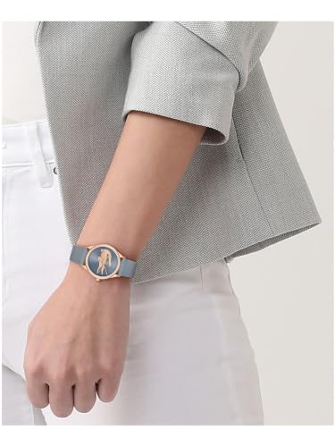 Lacoste Crocodelle Qtz Basic Blue Round Dial Women's Watch- 2001482