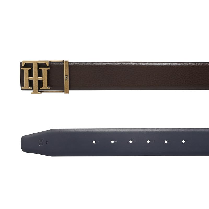TOMMY HILFIGER Belt of Men, Solito, Brown+Navy