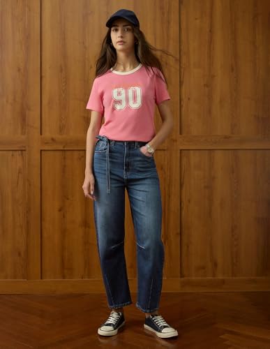 U.S. POLO ASSN. UWAW25JEN456 LT. Blue Womens Jeans (UWAW25JEN456_Blue_32)