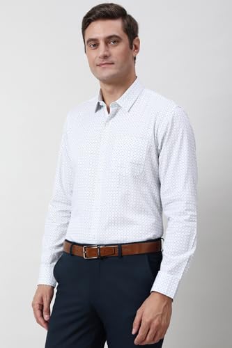 Men Blue Nuvo Fit Full Sleeves Formal Shirt