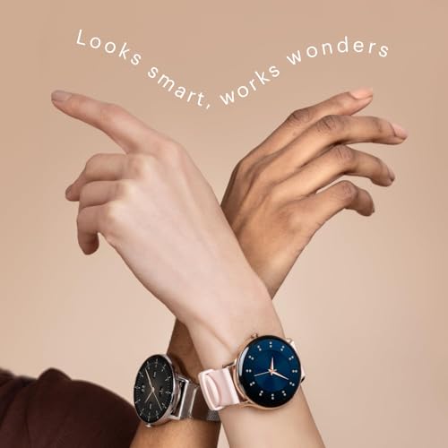Noise Twist Go Smart Watch 1.39" Display, TruSyncᵀᴹ BT Calling, Glossy Metal Finish, 150+ Watch Faces, IP68, Sleep Tracking, 100+ Sports Modes, Smart Watch for Men and Women (Forest Green)