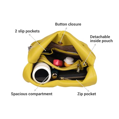 Mochi Women Grey Casual PU Hard Body Magnet closure Solid Sling Bag with 2 Pocket and 3 compartments(66-441)