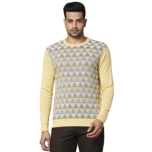 Raymond Medium Yellow Sweater (Size: 42)-RMWX01148-Y3