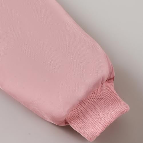 Hopscotch Girls Pink Full Sleeves Embroidered Colourblock Jacket For Age (2-3 Years)