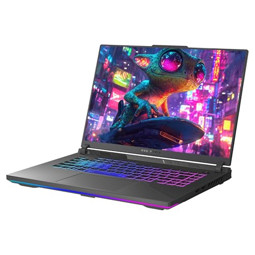 ASUS ROG Strix G16 Gaming Laptop, AMD Ryzen 9-8940HX, 64 GB DDR5 RAM, 2 TB PCIe SSD, 16" WUXGA (1920x1200) 165Hz Display, Nvidia G-Force RTX 5070Ti, 4-Zone RGB Backlit Keyboard, W11 Pro, Eclipse Grey