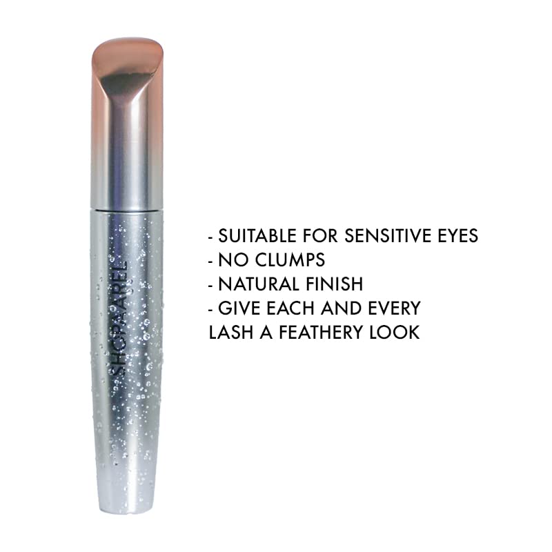 SHOPAAREL Oh My Lash Highly Pigmented Longlasting Waterproof Smudge Proof Mascara for Women Girls (Black)