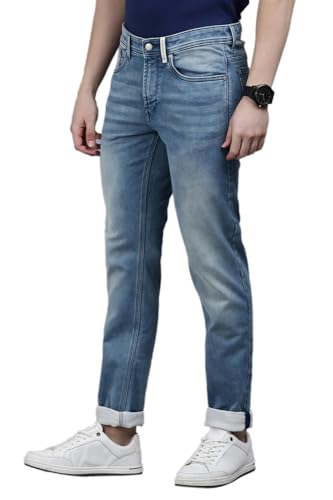 Allen Solly Men's Skinny Jeans (ALDNVSKF199504_Blue
