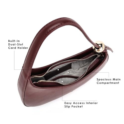 Akiki London Women's Preston Hobo Bag | Hobo Handbag for Work | Ladies Purse | Gift For Women
