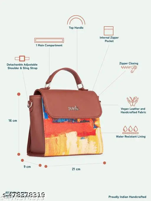 ZOUK Abstract Amaze Statement Sling Bag