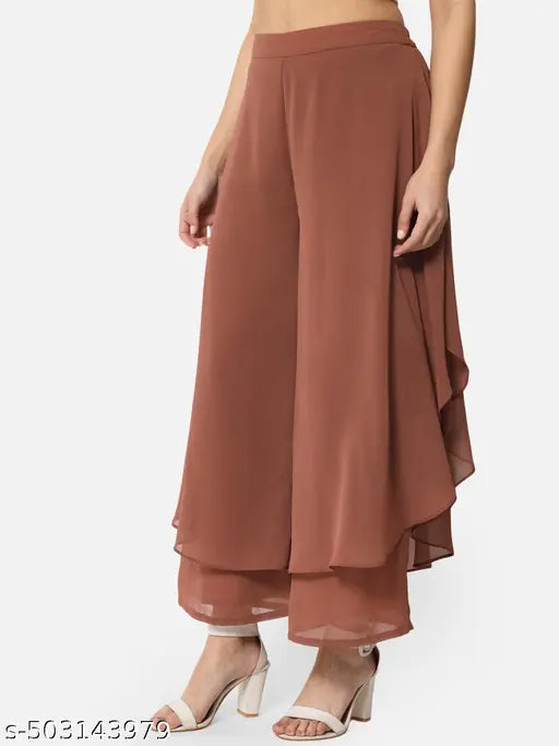 OTIRA Women Palazzo Pants | Stylish & Comfortable Wide Leg Trousers for Casual & Ethnic Wear