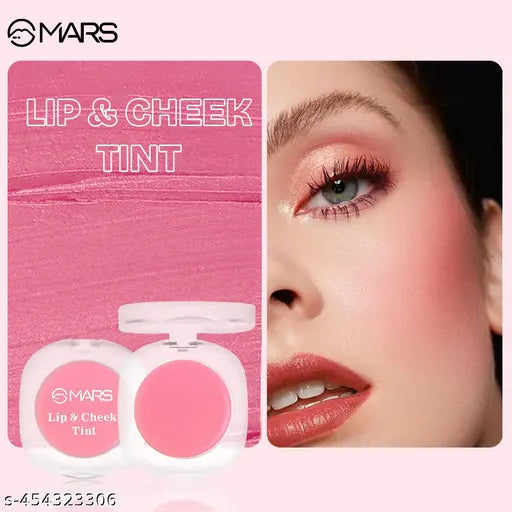 MARS Lip & Cheek Tint for Bold Pop Color (2.8 gm) (06-Be The Change) | Demi Matte Finish | Dual Function | Buildable High Pigmentation | Long-Lasting Color | Weightless Wear | (2.8 g, 06-Be The Change)