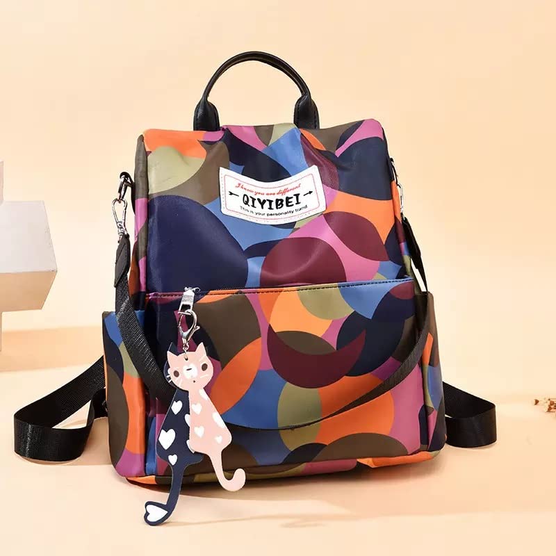 BANQLYN Shoulder Bag for Women's Stylish Ladies Messenger Bags Purse and Handbags Wallet Mini Backpack Purse Backpack Girls College Bags (Colorful) (Multicolour) (Medium size)