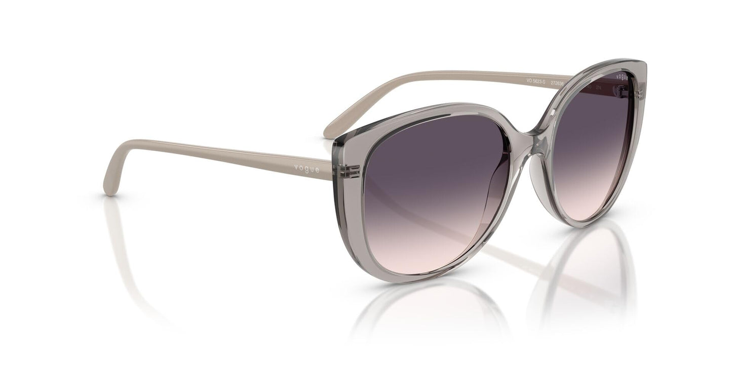 VOGUE EYEWEAR Women Gradient Grey Lens Butterfly Sunglasses - 0VO5623S27263655