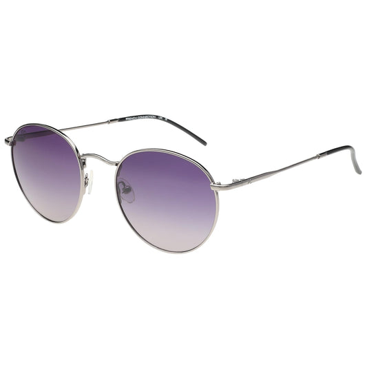 French Connection|Grey Full Frame Oval Sunglasses|Polarized | 100% UV Protection (UV 400) Grey Gradient Faded Lens|Men's & Women's|Small|FC 7641PL C2 51 S